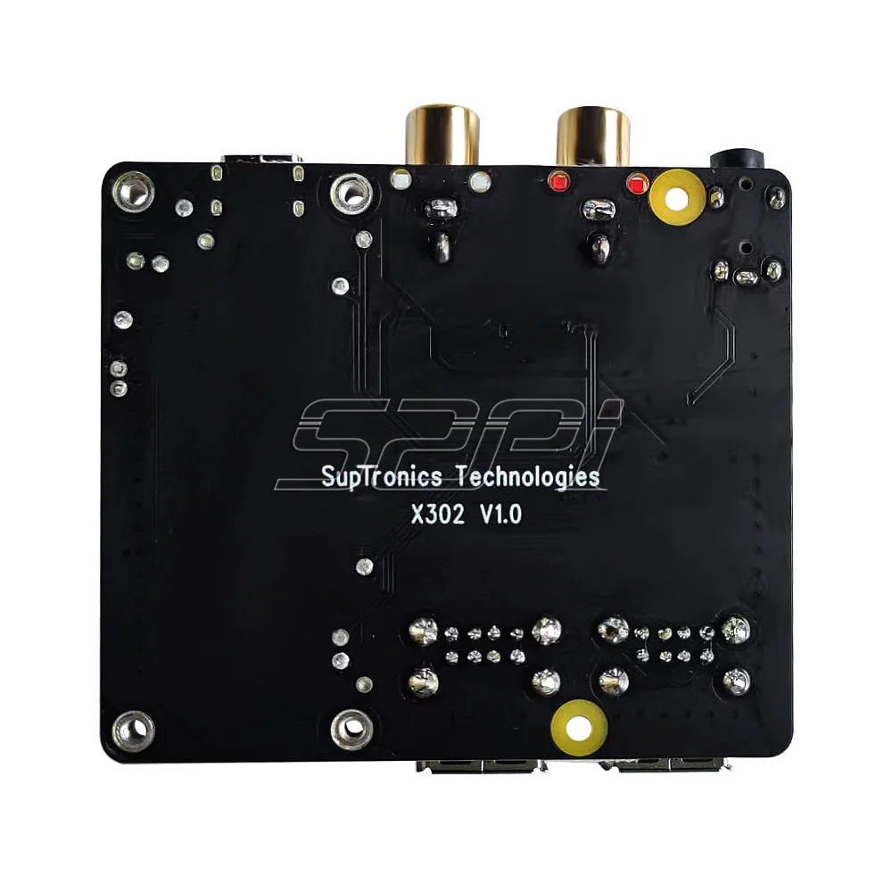 Fidelidade Chapéu Dac Cartão de Áudio & Hub Usb para Raspberry pi Zero 2w Zero w 52pi X302 Alta - Imagem 2