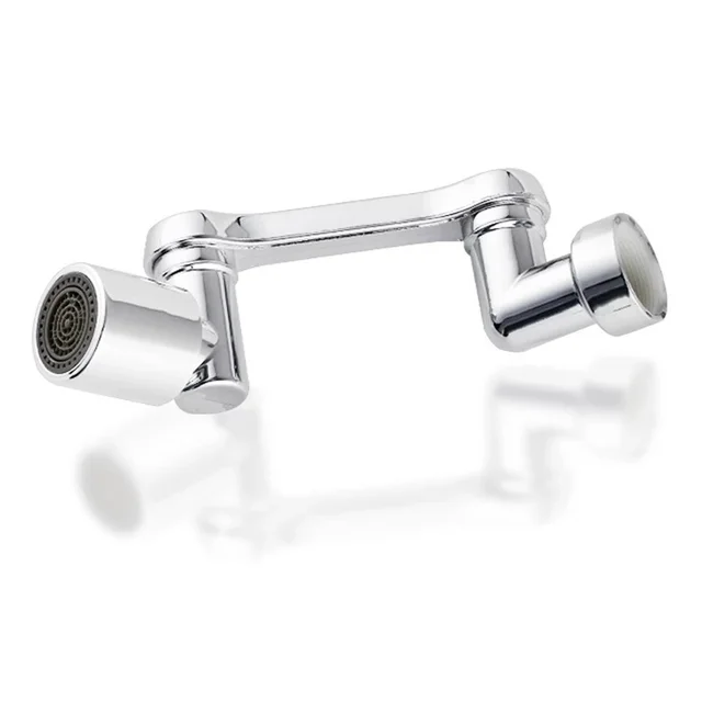 Multifunctional Rotary Extension Faucet 1080° Rotation Faucet Sprayer Dual Effluent Robot Arm Extension Faucets Aerator Bubbler 5