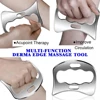 Stainless Steel Gua Sha Massage Tools Muscle Scraper Tool,Graston Tool Set for myofascial Release,Scar Tissue Massager for Back 4