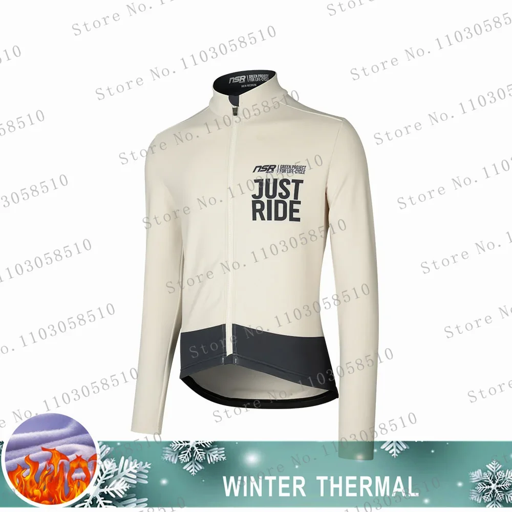 

Korea Riding Cycling Jersey Suit Winter Unisex Bike Suits Ciclismo Maillot Thermal Fleece Jacket MTB Bicycle Clothing Hombre2024