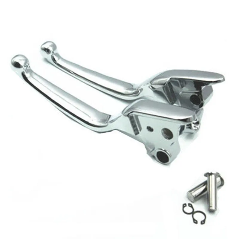 Chrome Black Motorcycle Clutch Brake Levers Handlebar For Harley FLHR FLHR 2014-up Road King Road Glide FLTR Touring 08-13 motorcycle brake lever motocross clutch lever kit