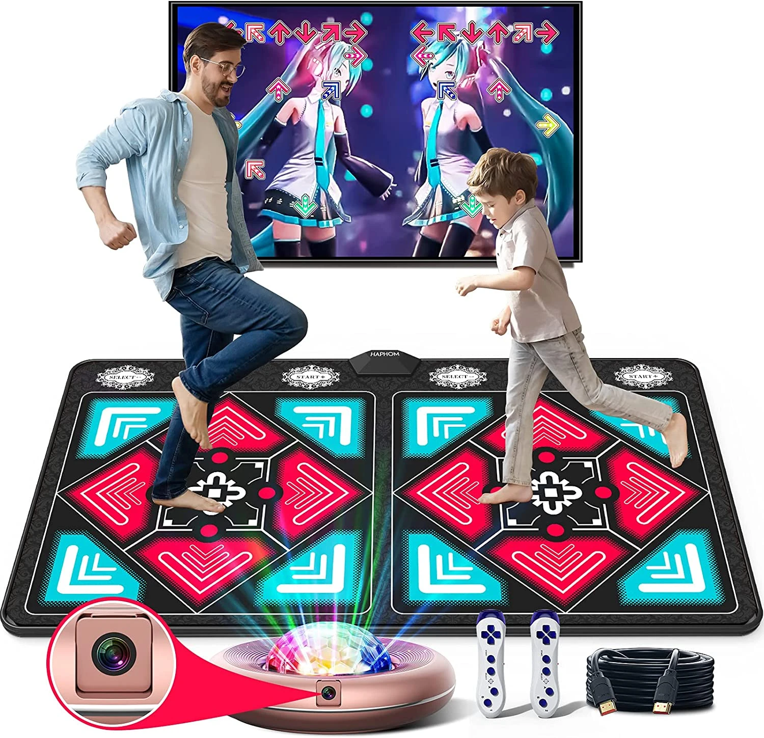 Yoga Mats Tv Computer Double Wireless Controller Game Console For Adult
