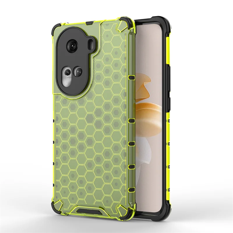 Shockproof TPU Armor PC Silicone Phone Case with Clear Back Cover