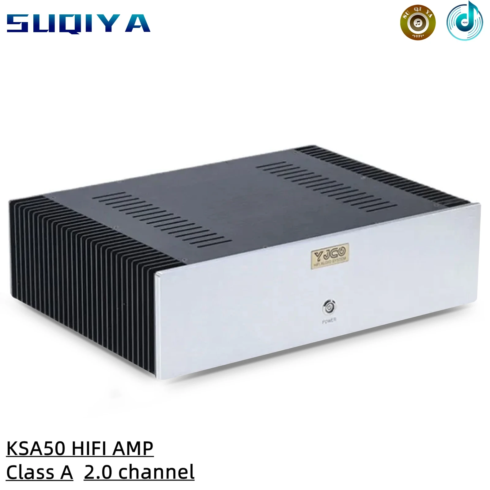 

KSA50 HIFI AMP Class A 8Ω 20W 4Ω 40W*2 Channel Gold Sealed Tube MJ15024G/MJ15025G Pure Power Amplifier