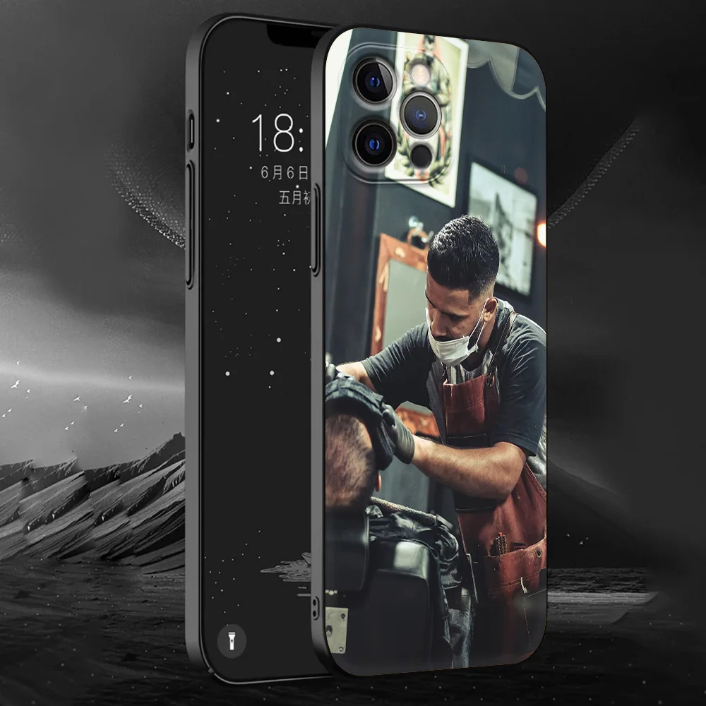 Luxury Barber Shop Hair Stylist Tools Phone Case Cover
