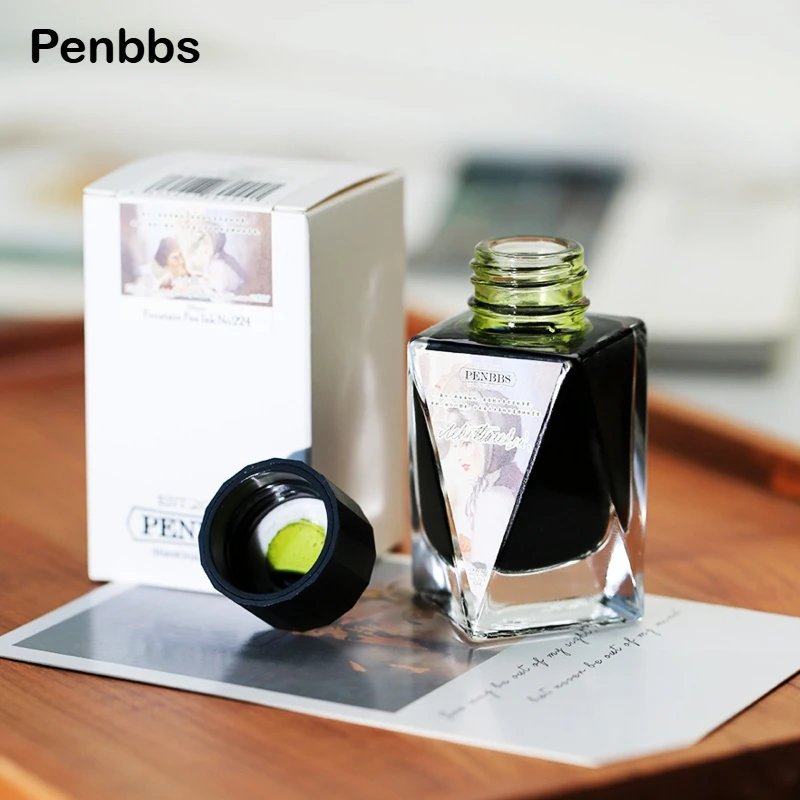 Penbbs 59 색상 만년필 잉크 30ml 유리 딥펜용 비탄소 잉크 MAJOHN JINHAO HONGDIAN 용 학교 용품 문구류