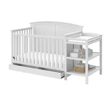5-in-1 Convertible Crib & Changer 1