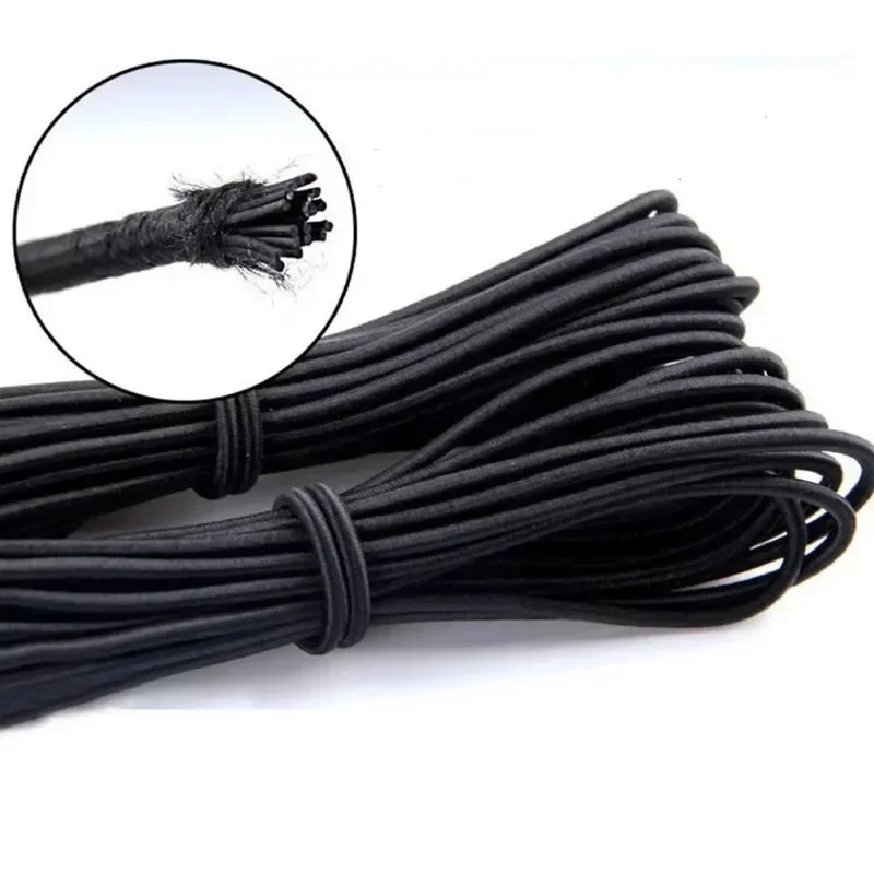 Elastic Rubber Elastics Rope Sewing Accessories DIY Elasticity Round Clothing Band Material Apparel Supplies Arts Crafts Bands