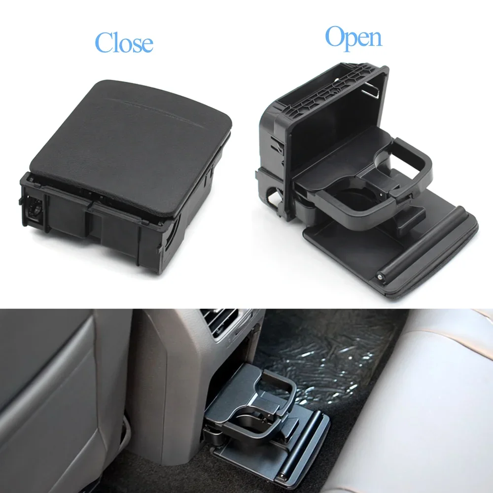 폭스바겐 제타 골프 GTI MK5 MK6 EOS 라빗 2006-2011 1K0862532 좌핸들/우핸들 차량용 센터 리어 콘솔 물컵/음료 홀더 커버 플레이트