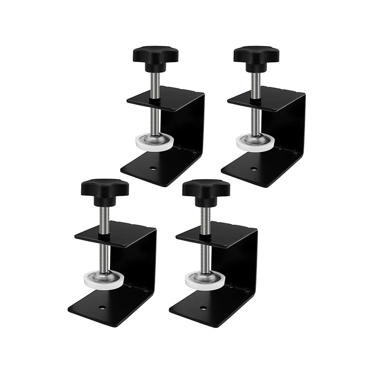 

Drawer Front Panel Installation Clamp Hardware Jig C Clamp 3mm Thicker Drawer Drill Hole Guide U Clamp(4 Pack)