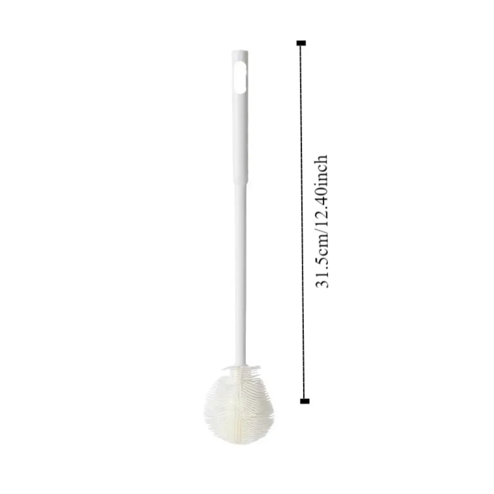 Without Blind Side Soft Head Bottle Brush Water Bottle Cleaner Pacifier Nipple Bottle Cleaning Brush Soft Head Silicone