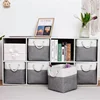 Linen Fabric Storage Basket Large-capacity Household Finishing Storage Basket Laundry Bag Perfect for Home Storage Organization 1