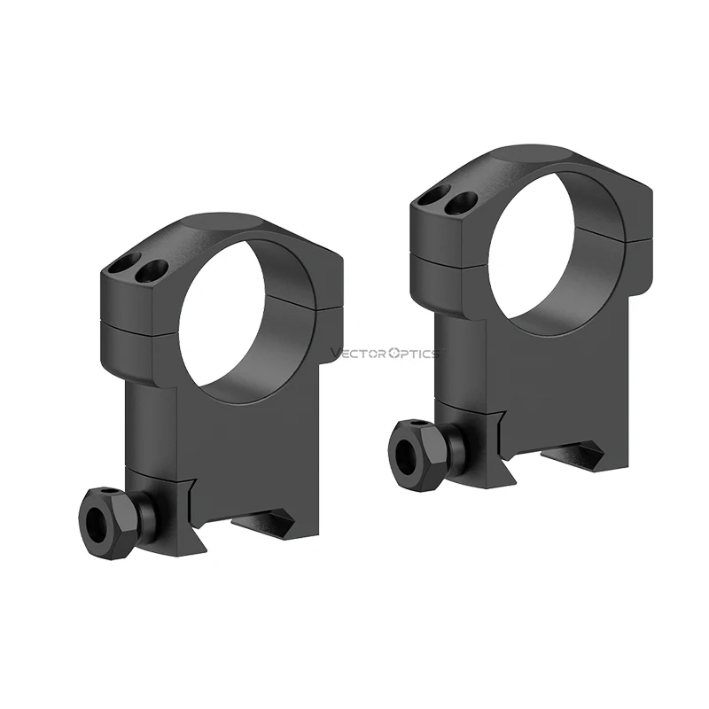 Voctor Optics 30mm High Weaver Riflescope Rings 2Pcs Aluminium Construction for Hunting Scope