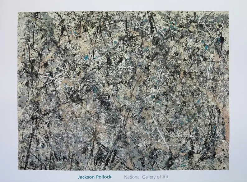 Jackson Pollock Action Painting - National Gallery Of Art Musemabstract Oil Painting Pittura Astratta Di Arte Contemporanea,
