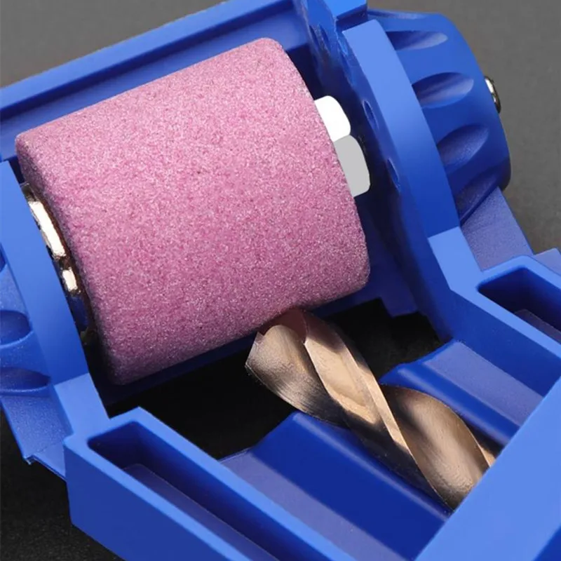Portable Twist Drill Bit Sharpening Machine Grinding Bit Repairer Corundum Grinding Wheel