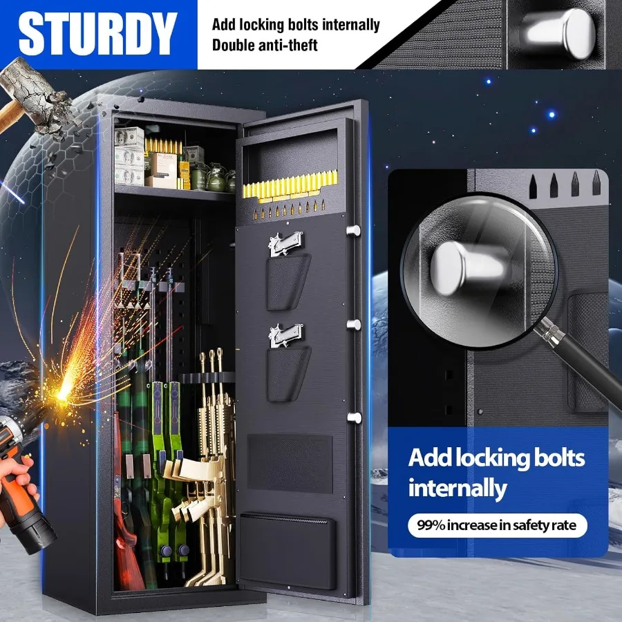 Biometric Fireproof Gun Safe 4