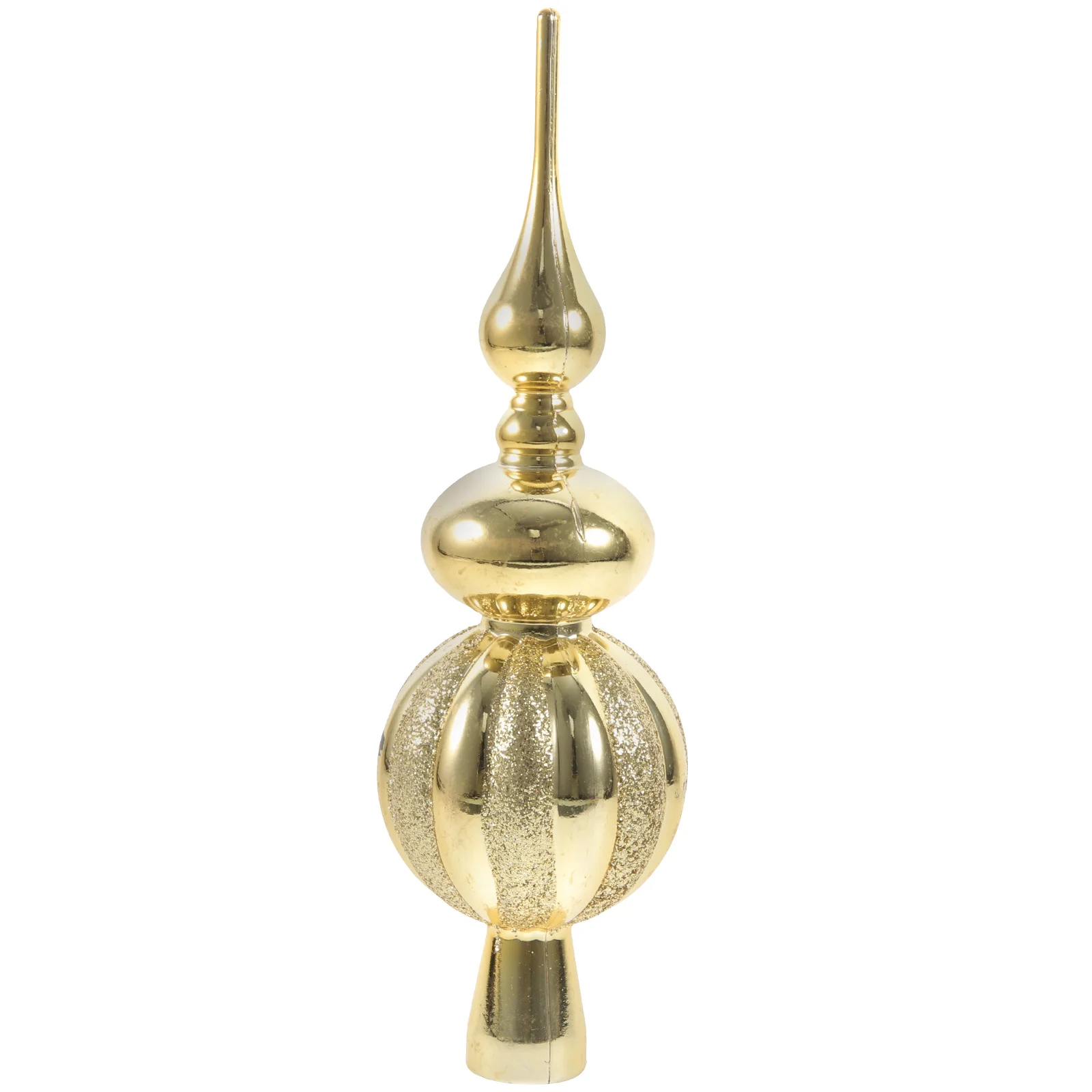 

Spherical Christmas Tree Topper 3 Tier Christmas Treetops Plastic Xmas Tree Finials Vintage Christmas Tree Decorations