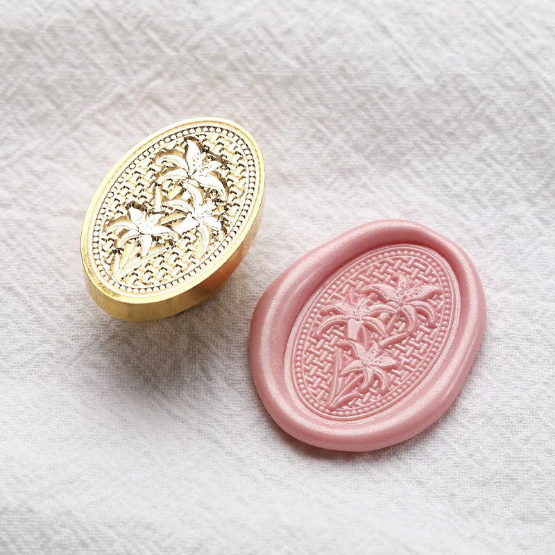 Embossed 3D Tree Pattern Wax Seal Stamps Retro Tree Flower Star Antique Wooden Sealing Scrapbooking Craft Wedding Decorative clear stamps for card making Scrapbooking & Stamps