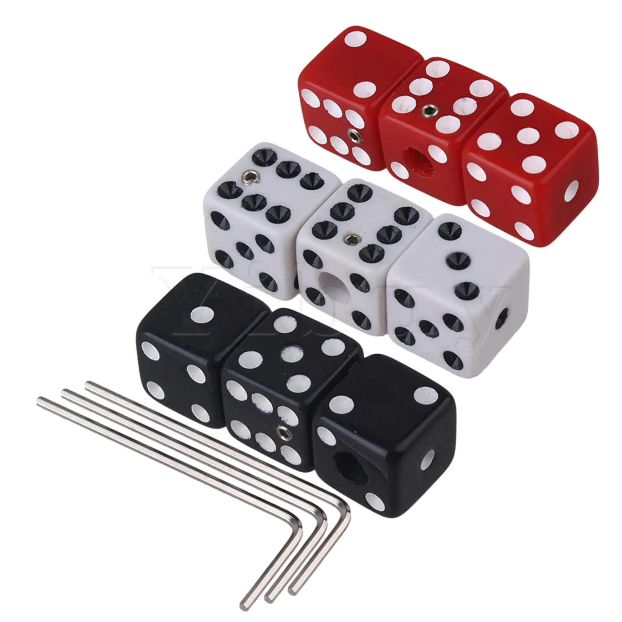 

Yibuy, 9 шт., квадратная пластиковая гитара 16x16x16 мм