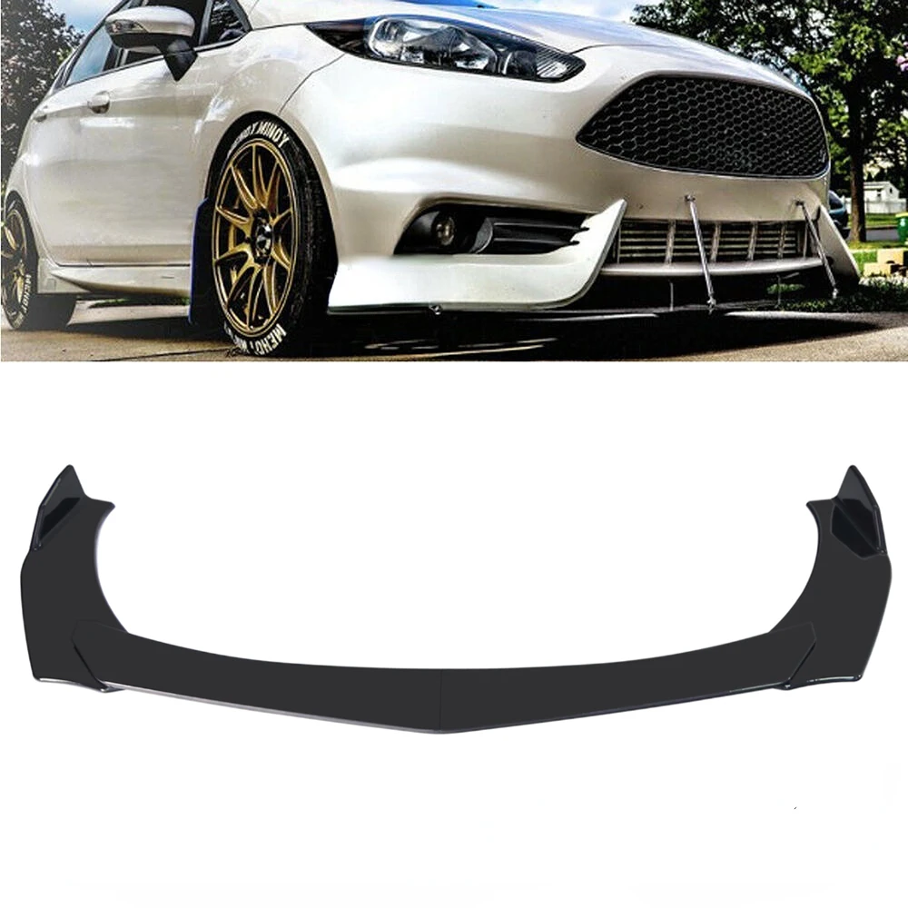 Laicy Per Ford Fiesta S Se St 2011-2019 Car Paraurti Anteriore Lip Body Kit Canard Lip Diffusore Spoiler Antigraffio Guard Body Pala