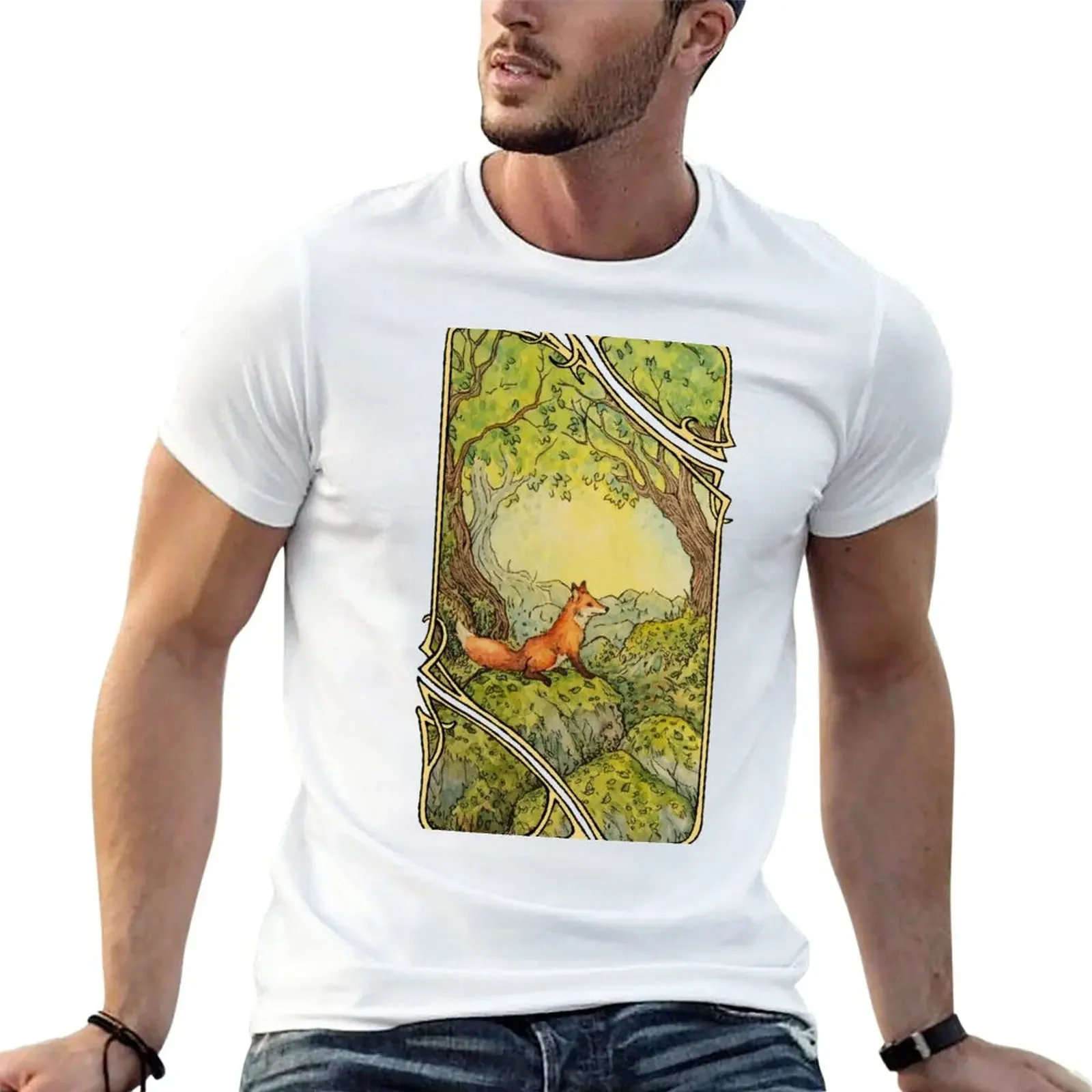 

Red fox wanderer T-Shirt graphics vintage tshirts for men