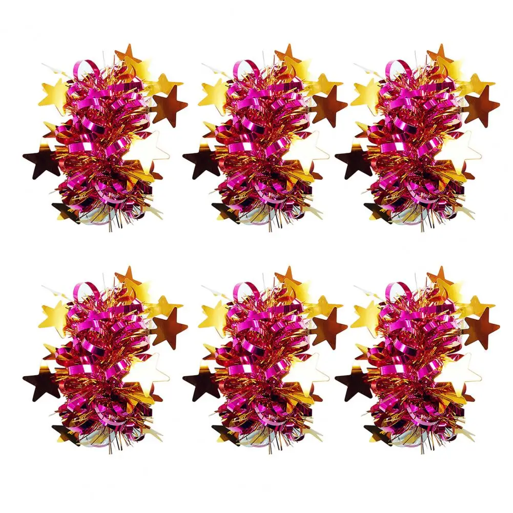 Cheerleader Wrist Accessory Elastic Band Bracelet Cheerleading Pom Poms Set with Elastic Bands for Children's Stage for Cheer