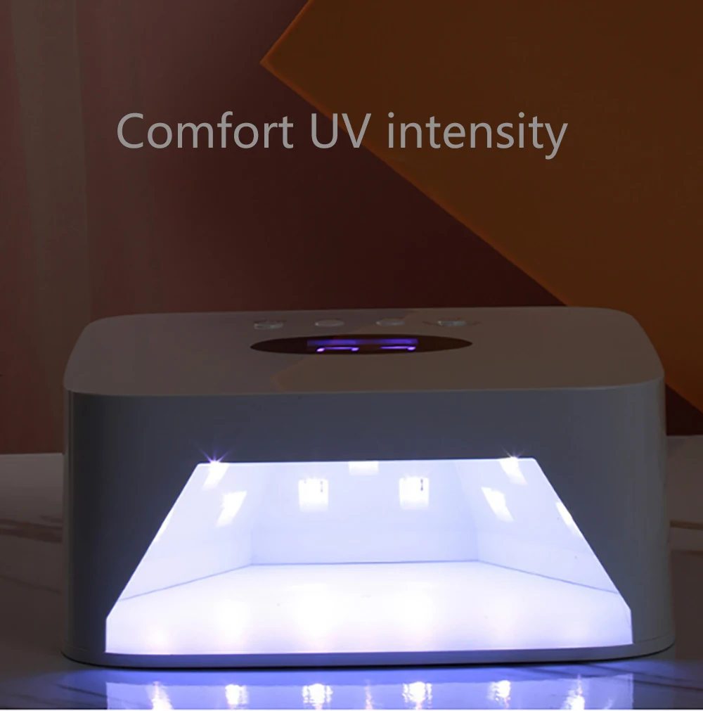 Cordless UV LED Nail Lamp Rechargeable 54W Smart Digital Display Nail Gel Polish Nail Dryer Manicure Tools for Salon & Home 2