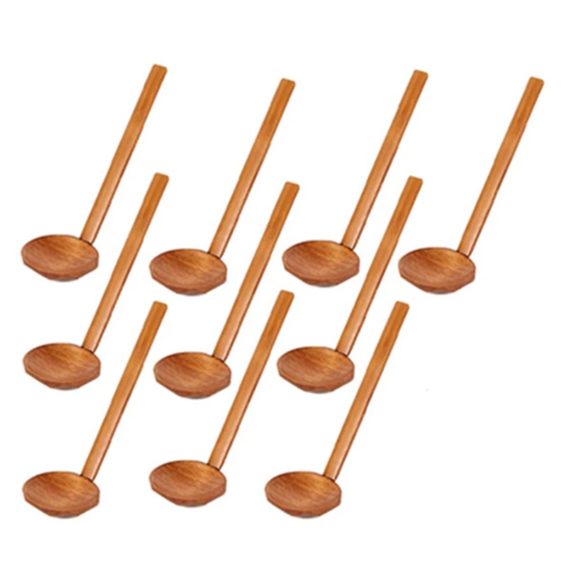 Giapponese 8.5 Pollici Ramen Cucchiaio Da Minestra In Legno Artigianale Set Di Utensili In Legno Per Cucina, Cucchiaio Da Cucina In Legno 30 Pezzi