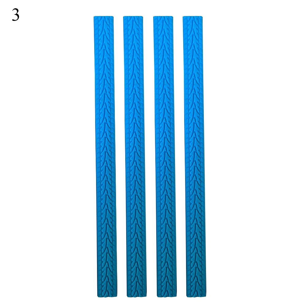 4-Piece Silicone Luggage Wheel Protection Covers - Noise-Reducing Travel Casters Covers