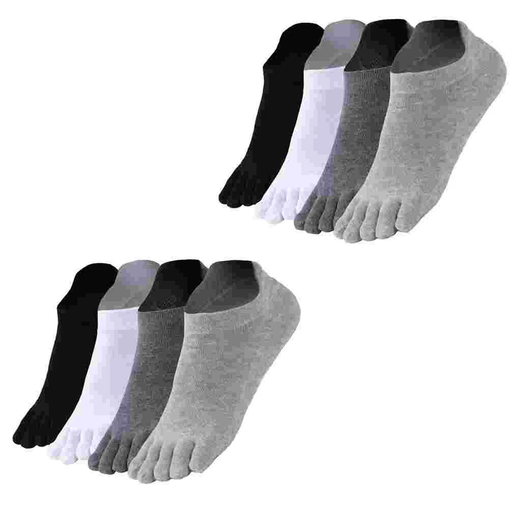 

Men's Short Toe Socks Simple Skin-friendly Split Five-toed Sweat-absorbent Casual Breathable Finger Color for