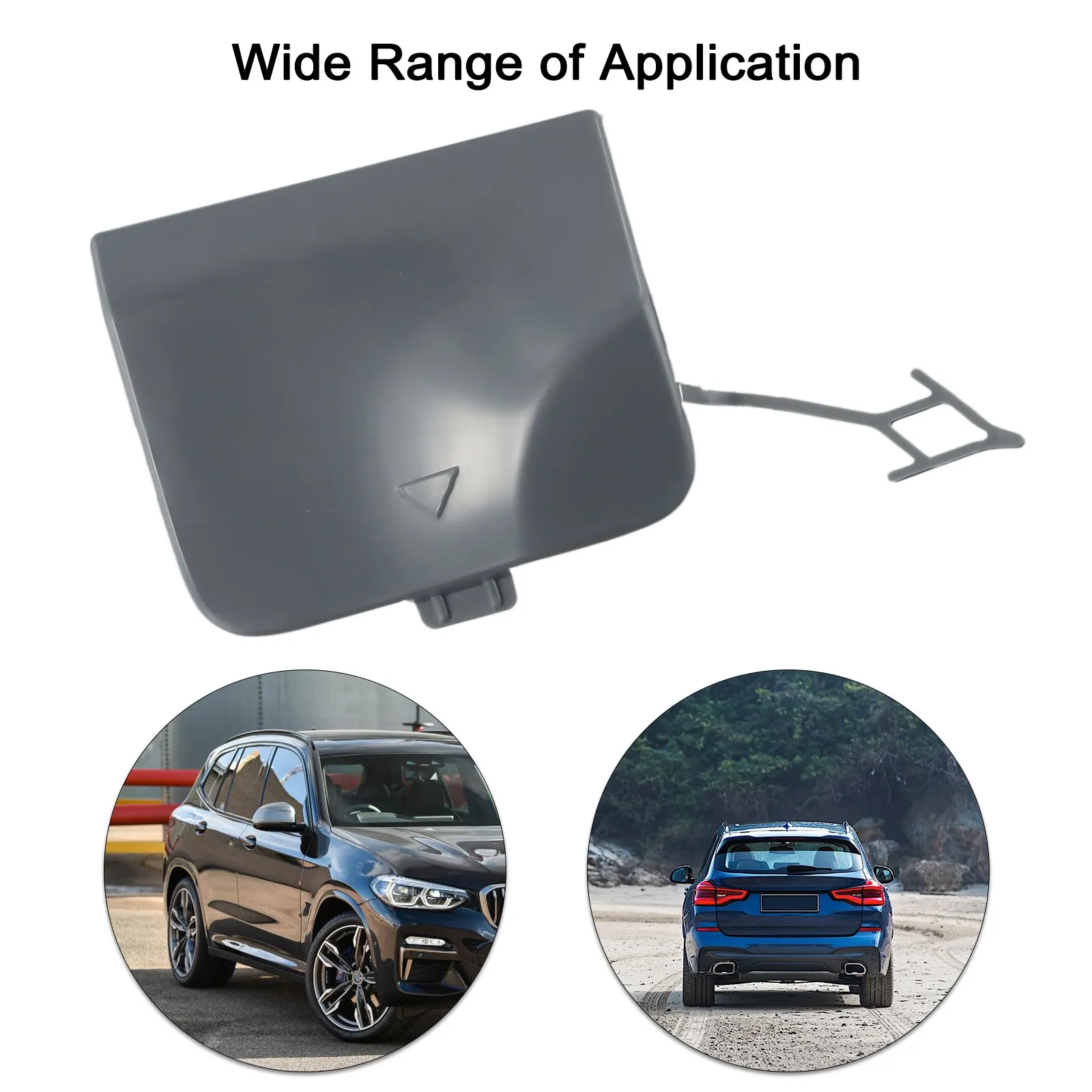 

Car Accessories Tow Eye Hook Cover Cap 51127953954 ABS Black Rear Bumper Replacement For BMW X3 G01 G08 2017-2020