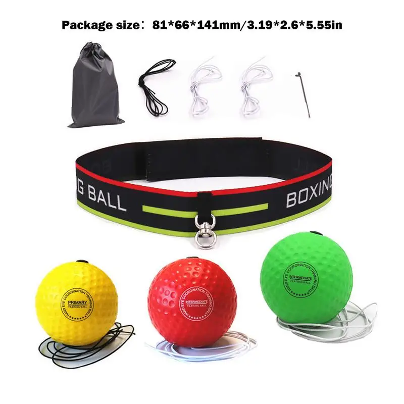 Punching Ball Head-mounted Fighting Speed San&da Training Boxing Reflex Ball Home Fitness Exercise Boxing Equipment Accessories