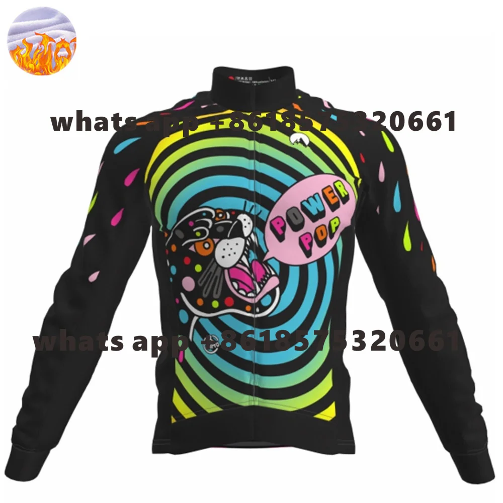 thumbnail image 1 of Ropa de ciclismo térmica de invierno Slopline para hombre, jersey de manga larga para exteriores, ropa para andar en bicicleta de montaña, polar cálido de alta calidad, 1 of 5