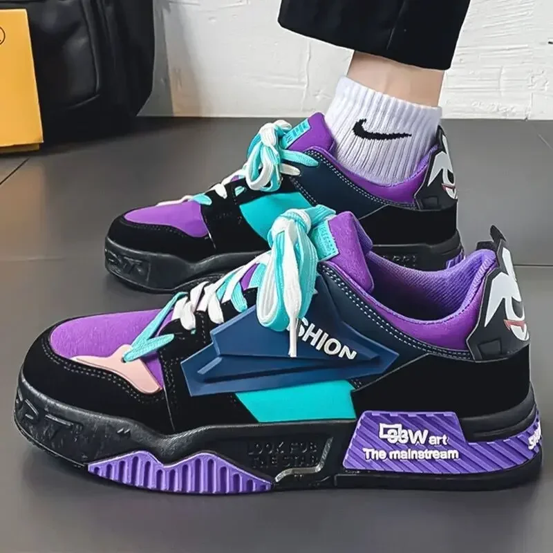 

Autumn Men's Shoes New Breathable Shoes Men's Korean Edition Trendy Versatile Thick Sole Board Shoes Sports and Casual