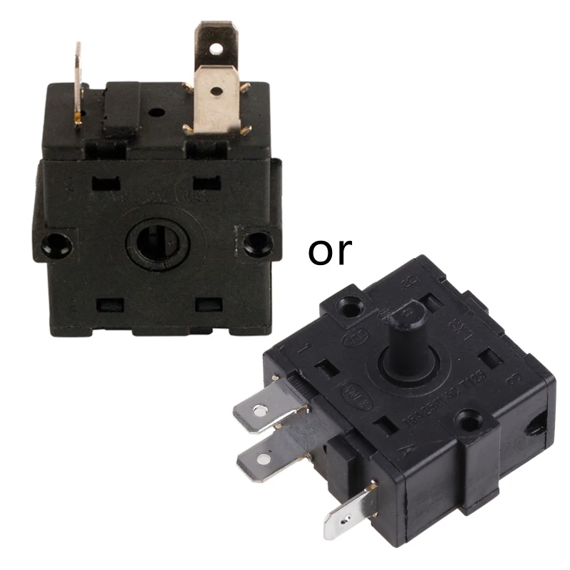 3 Pin Electric Room Heater Position Rotary Selector 250V 16A Electric Heater Band Parts heating selection switch