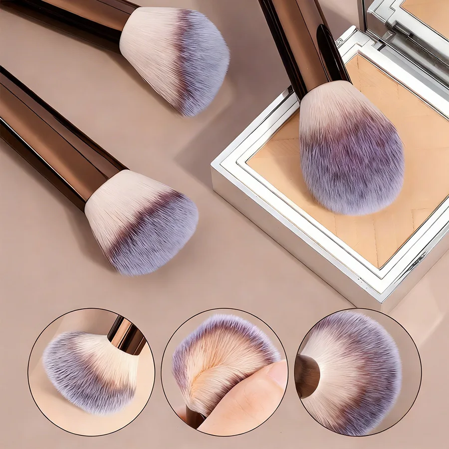 Premium 13-Piece Makeup Brush Set with Dense Bristles and Aluminum Alloy Handles