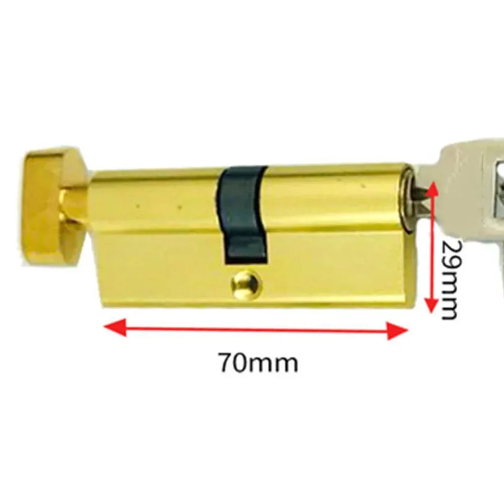 1set Lock Cylinder Replacement Accessories For Wooden Doors Household Alloy Parts Safety Indoor Door Lock Core door lock cylinder door lock accessories