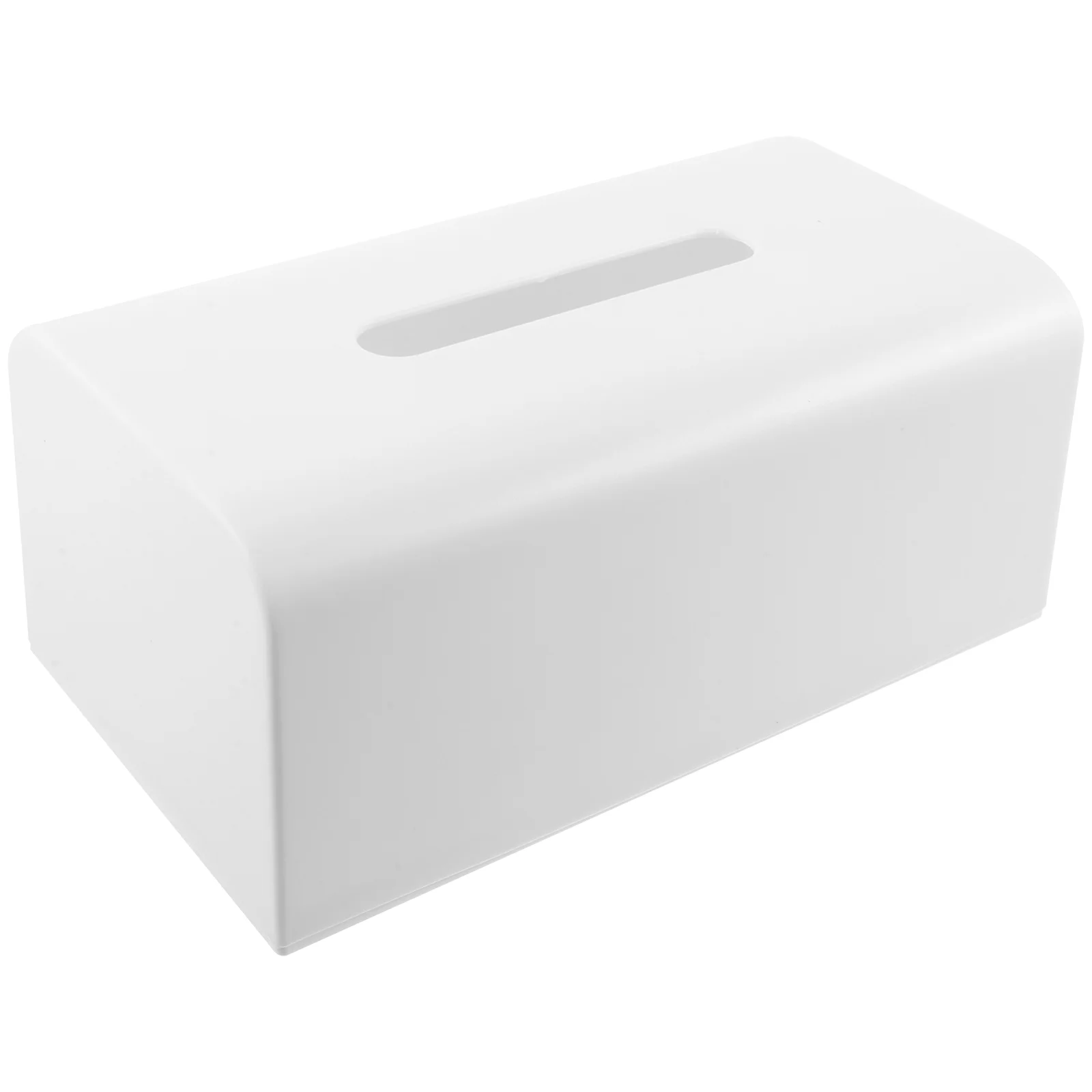 

Office Desk Decor Plastic Paper Box Case for Home Storage Decorate Napkin White Tissue Holder Travel