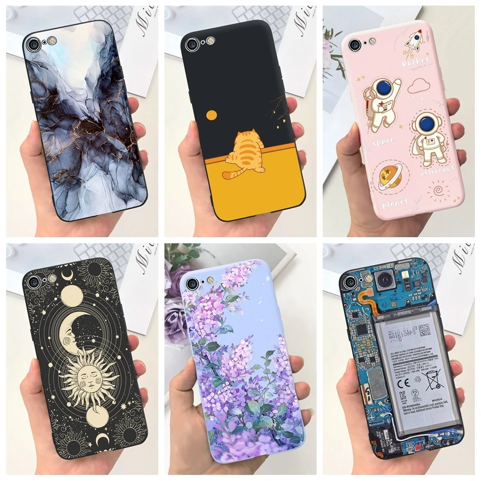 Per Iphone Se Case Fashion Marble Flower Slim Soft Cover Posteriore In Silicone Per Iphone 6 6S Plus 5 5S Se 2016 2020 2022 Paraurti Fundas