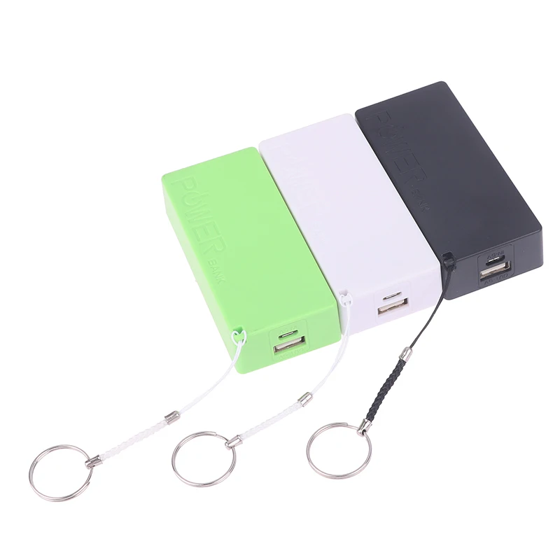 18650 파워 뱅크 배터리 충전기 케이스 5V 1A 휴대용 USB 파워 뱅크 키트 저장 DIY 박스 전화기 MP3 전자기기 충전용