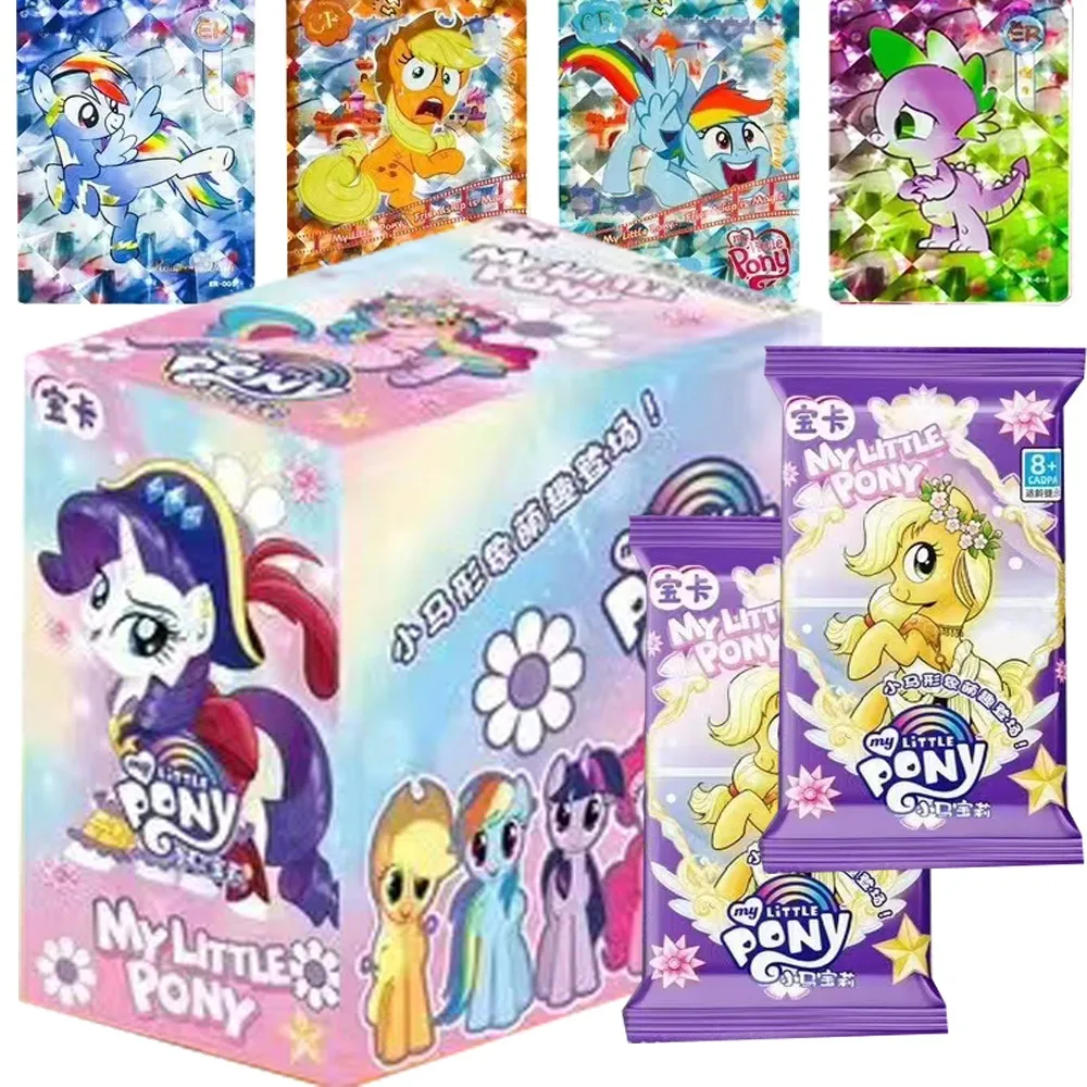 

Оптовая продажа Коллекционная открытка My Little Pony для детей счастливое детство дружба воспоминания персонажи аниме редкость детские подарки