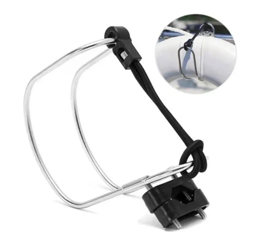 boat accessories marine stainless steel removable slide mount fishing rod holder Marine Grade Stainless Steel 316 Horseshoe Life Buoys Swimming Ring Holder Ship Buoy Bracket Lifebuoy Bracket Boat Accessories