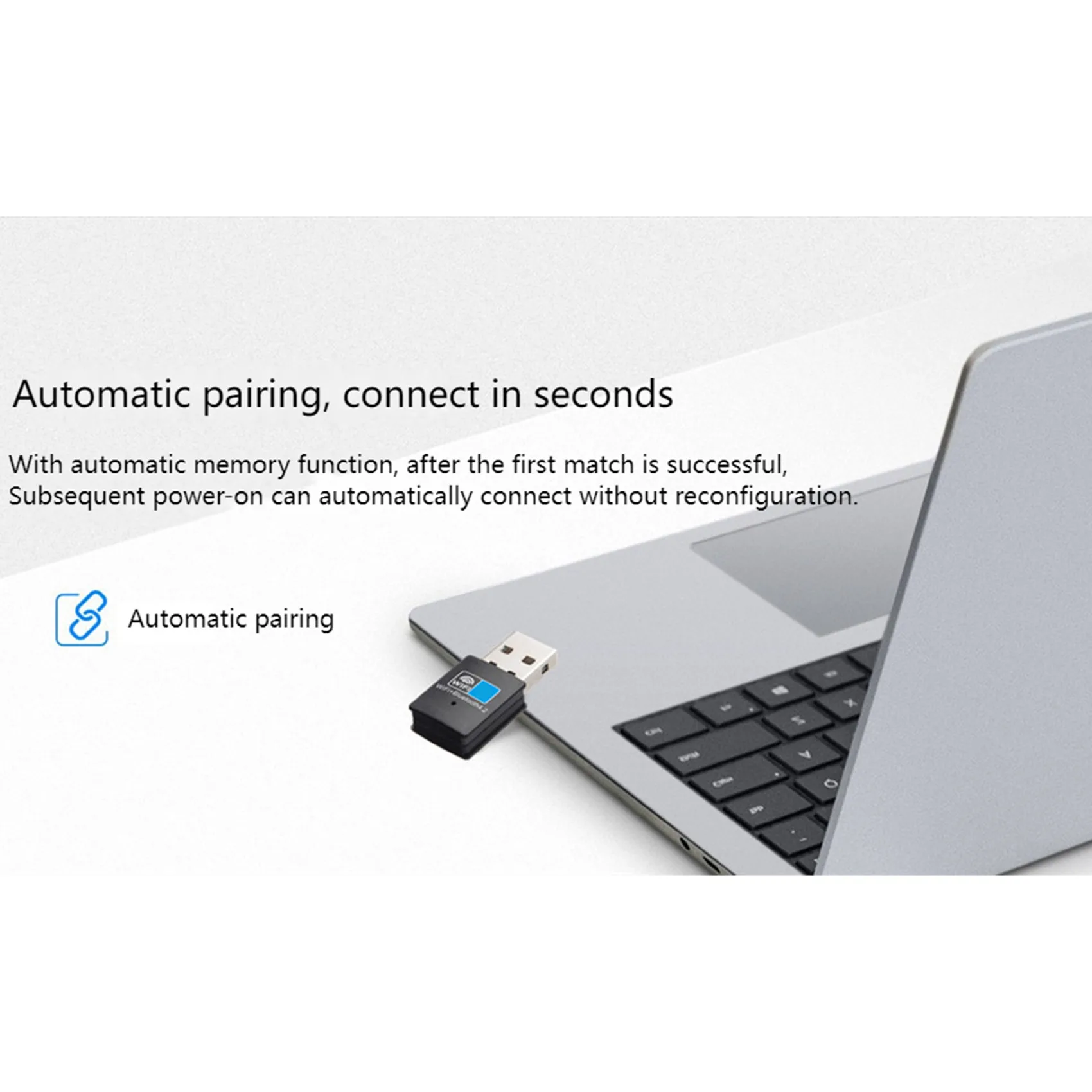 USB Wifi 블루투스 어댑터, 블루투스 4.2 150Mbps Wifi 동글 네트워크 카드, Wifi 블루투스 수신기 송신기-Y41A