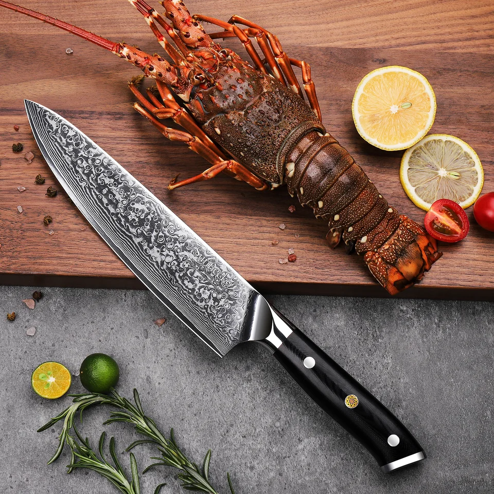 Damascus Japanese Chef Knife High Quality VG10 Steel