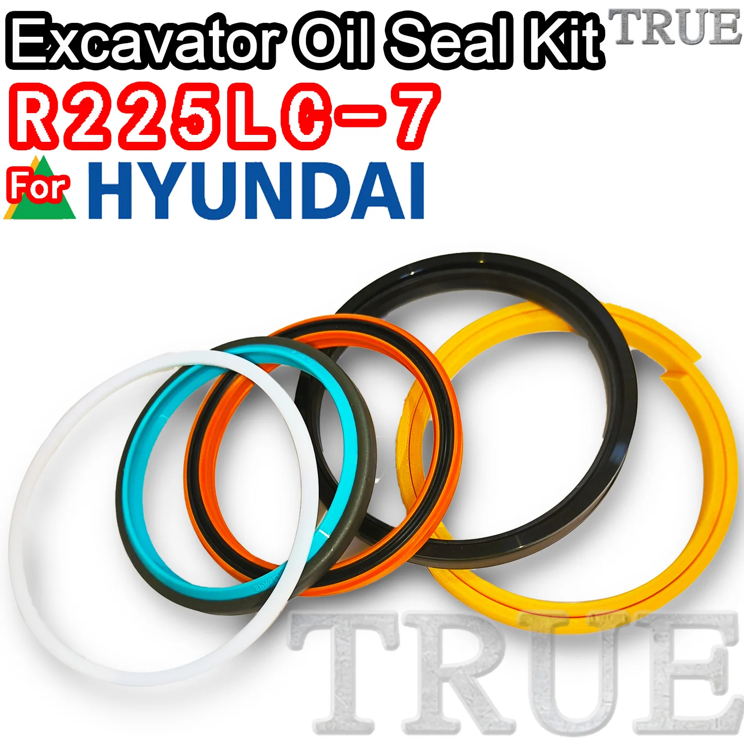 R225LC-7 현대 오일 도장 굴삭기 수리 키트, R225LC 7 엔진 O링 실린더..