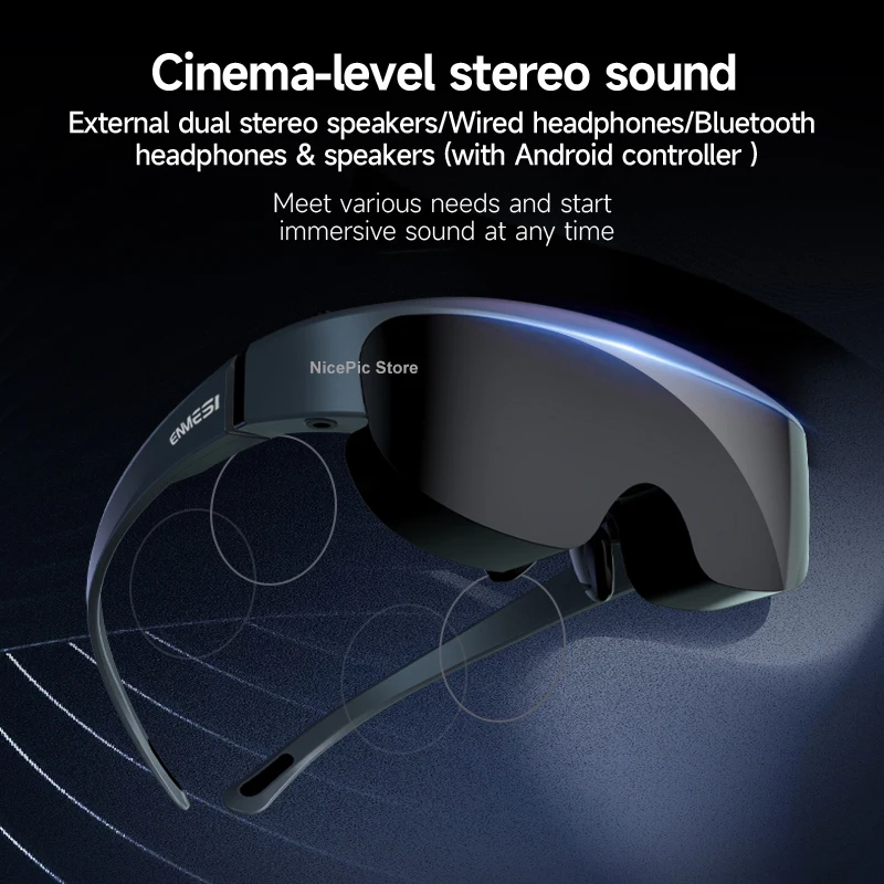 Lunettes FPV V50/V60 avec ou sans manette - Écran 0.49" 50° FOV