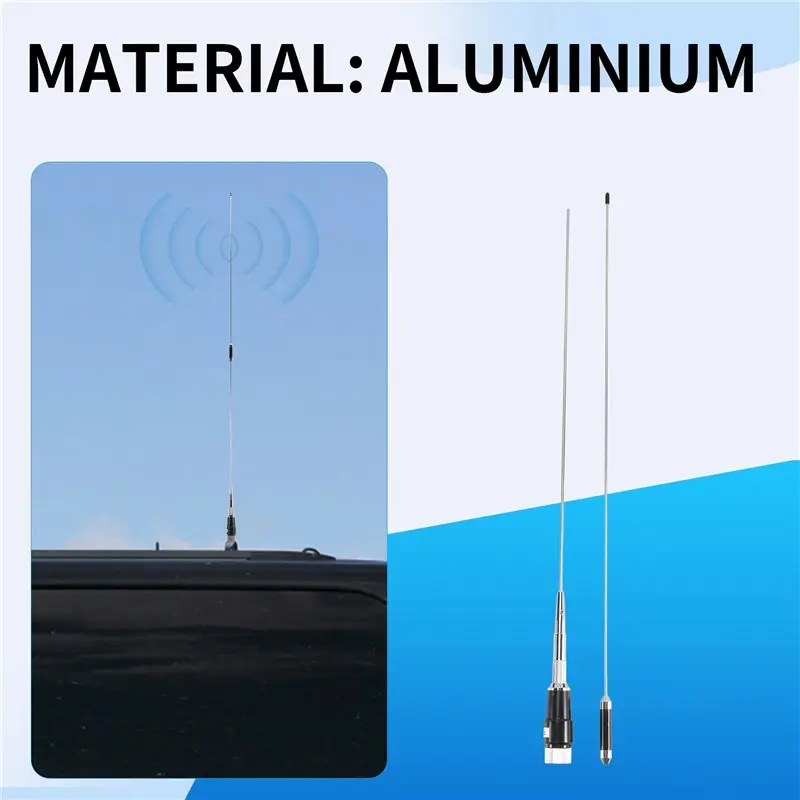 L93A-CB 안테나 27Mhz 단파 차량용 안테나 100W CB 무전기 차량용 안테나 (미들랜드/유니덴/미들랜드/맥슨 호환)