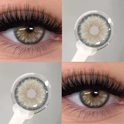 2 - Pack Best - Selling Green Grey Series Soft Contact Lenses - Fast Shipping (Cleopatra Grey2.0)