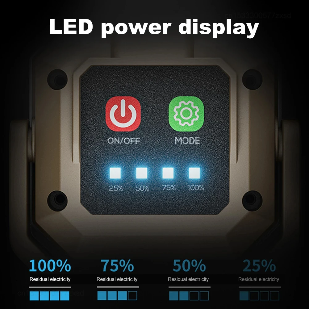 COB LED Work Light Waterproof Inspection Lamp with Magnetic Base