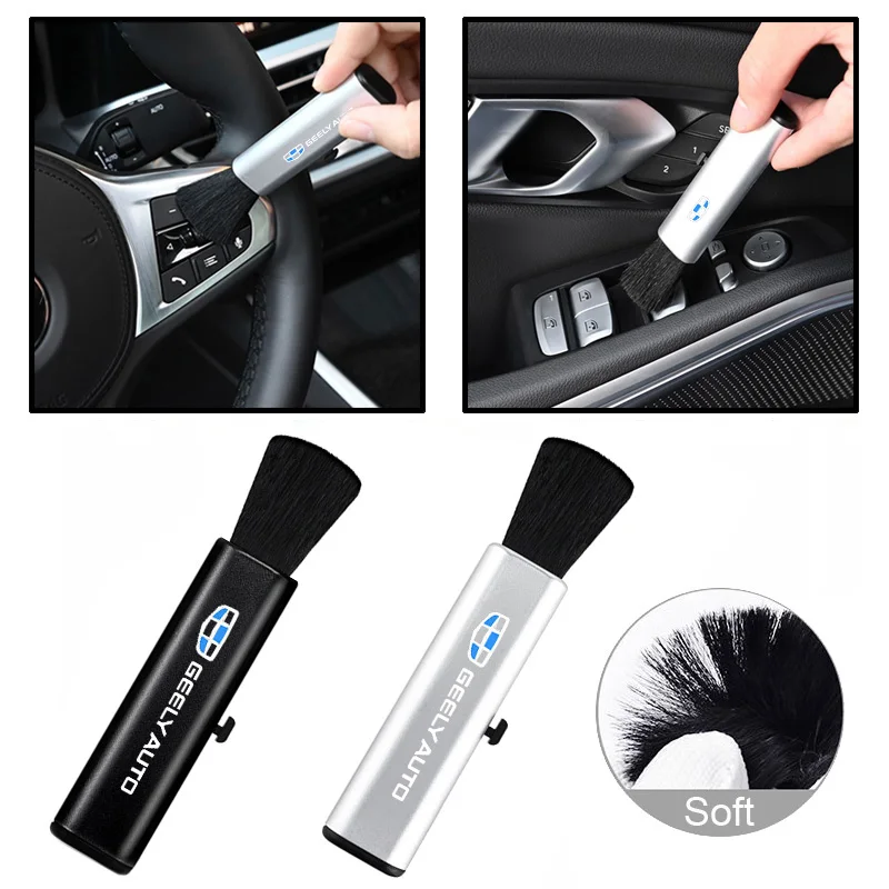 

Alloy Car Brush Cleaning Tool for Geely GX EC X SX FY Series Models Binyue Pro Emgrand Yuanjing Xingyue King Kong MK Accessories